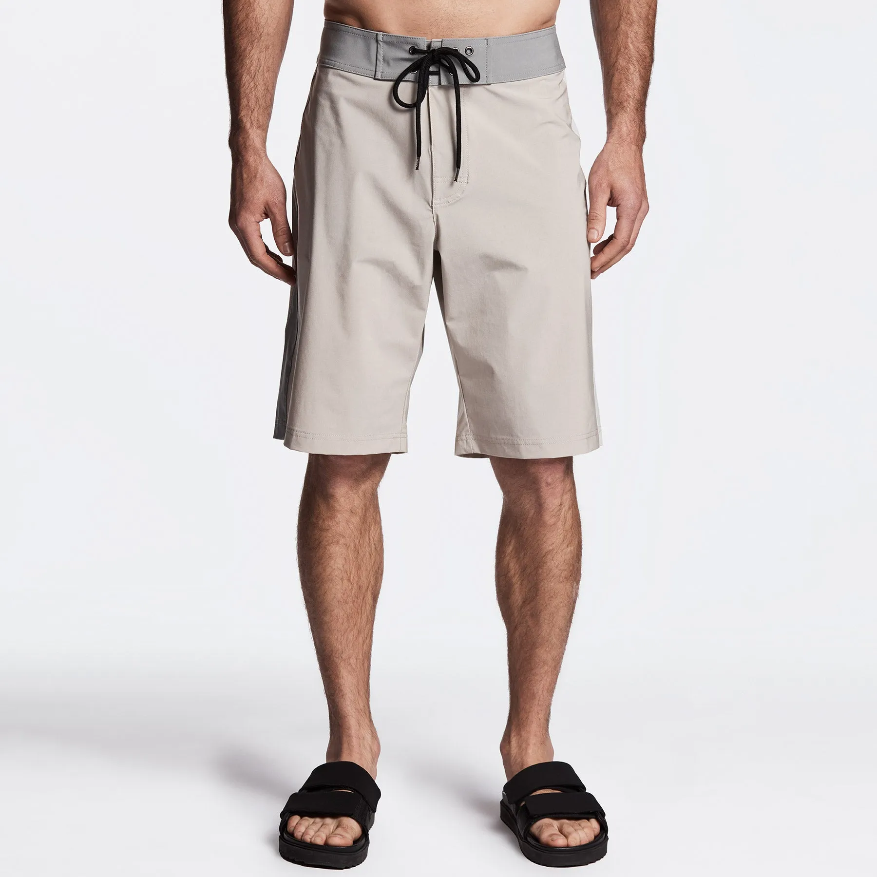 Y/OSEMITE Tri Color Boardshort - Sand/Stone/Shell