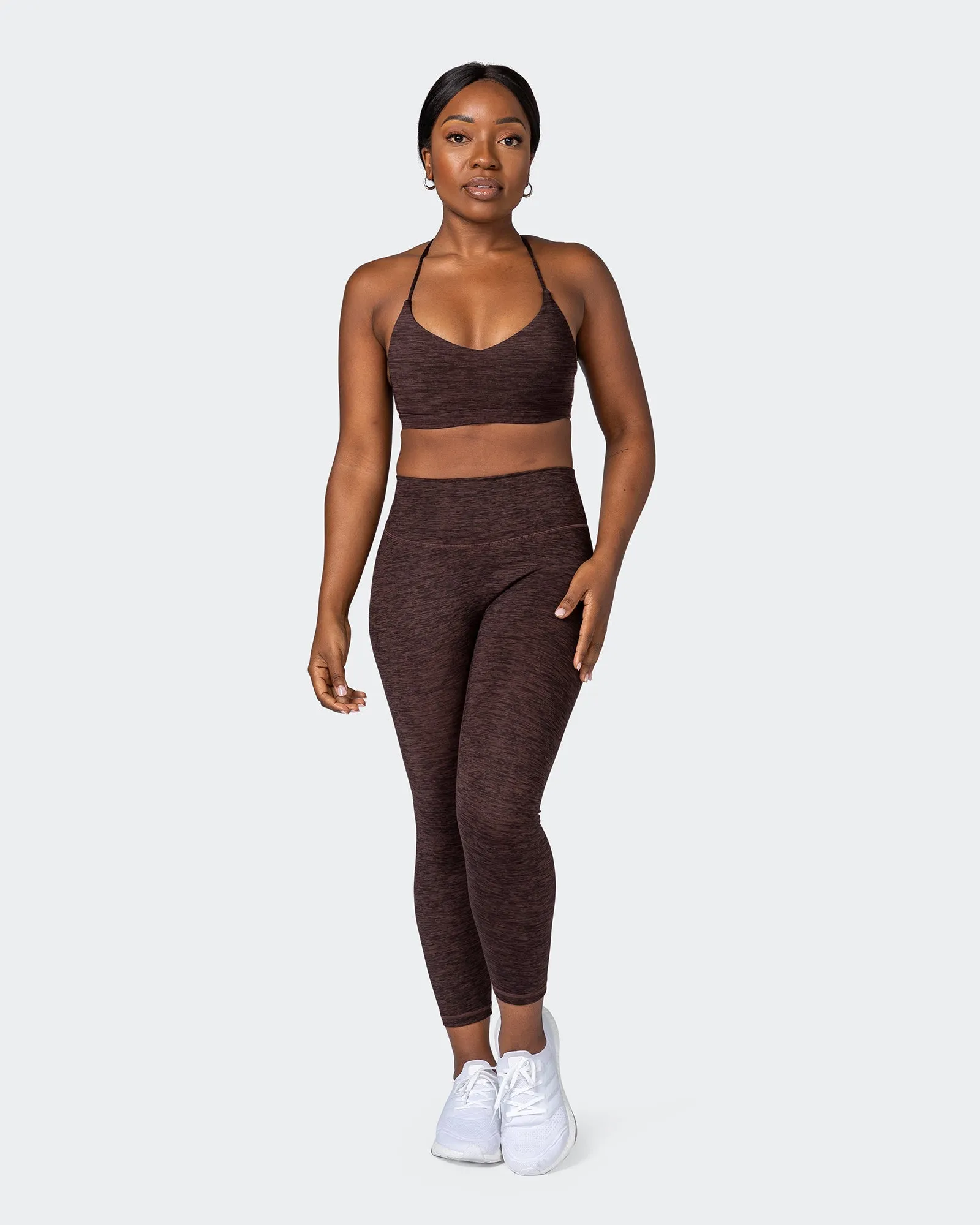 Zero Rise Everyday 7/8 Leggings - Coffee Marl
