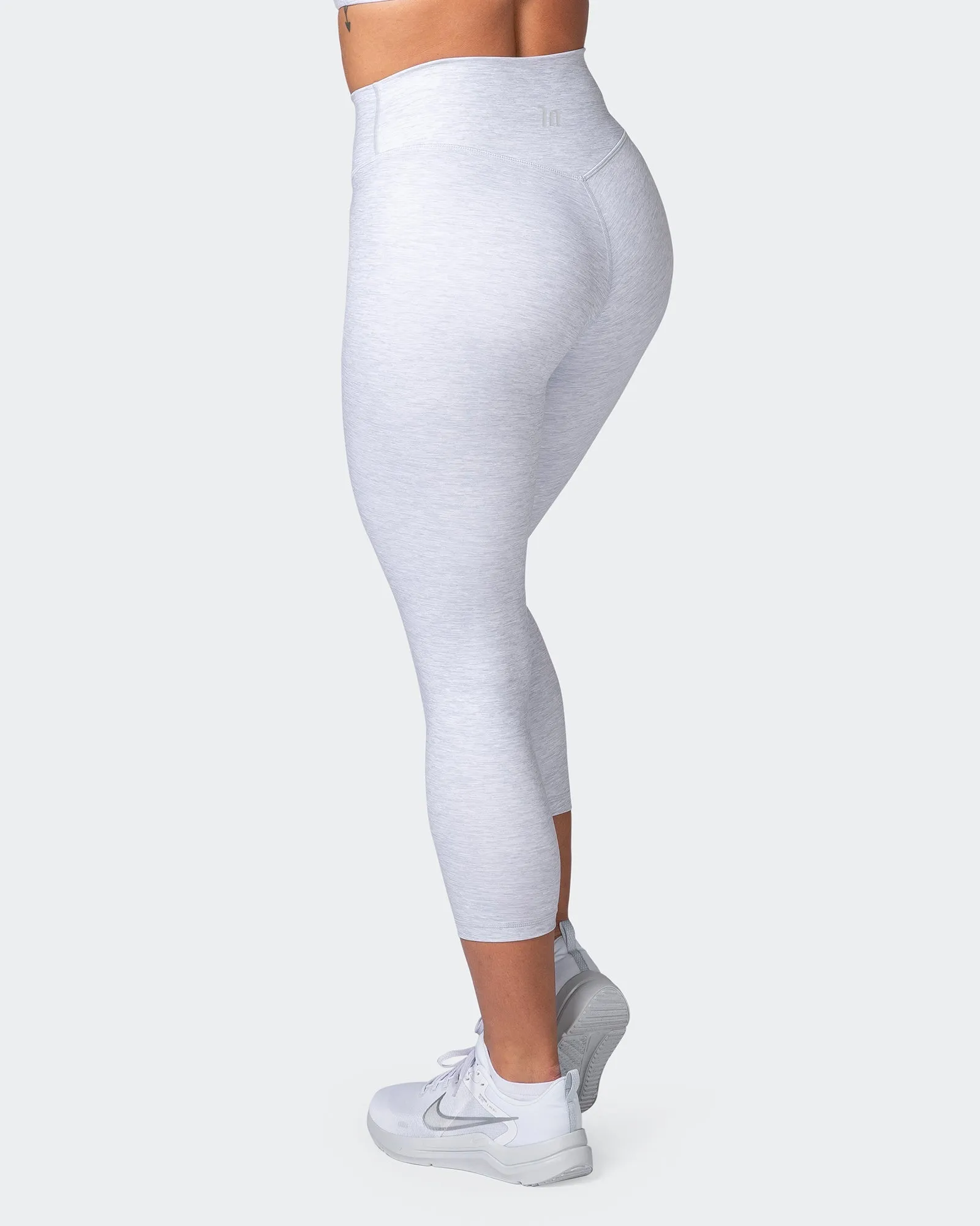 Zero Rise Everyday 7/8 Leggings - White Grey Marl