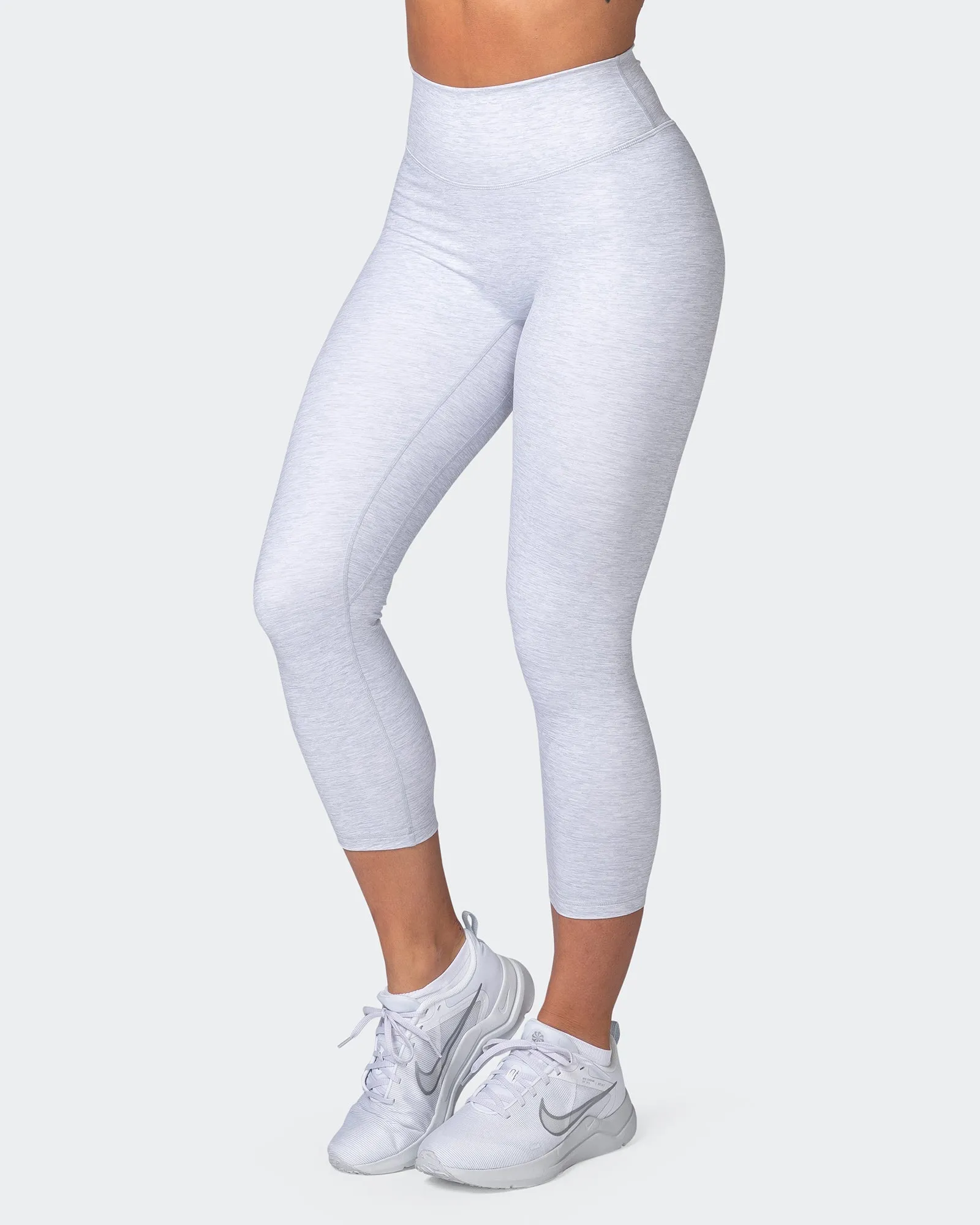 Zero Rise Everyday 7/8 Leggings - White Grey Marl