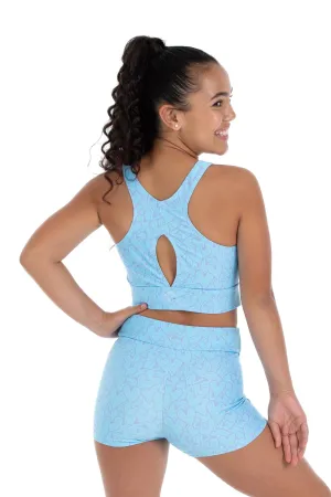ZFM1848G4 - Bloch X Flo Active Jazz Crop Girls Tank