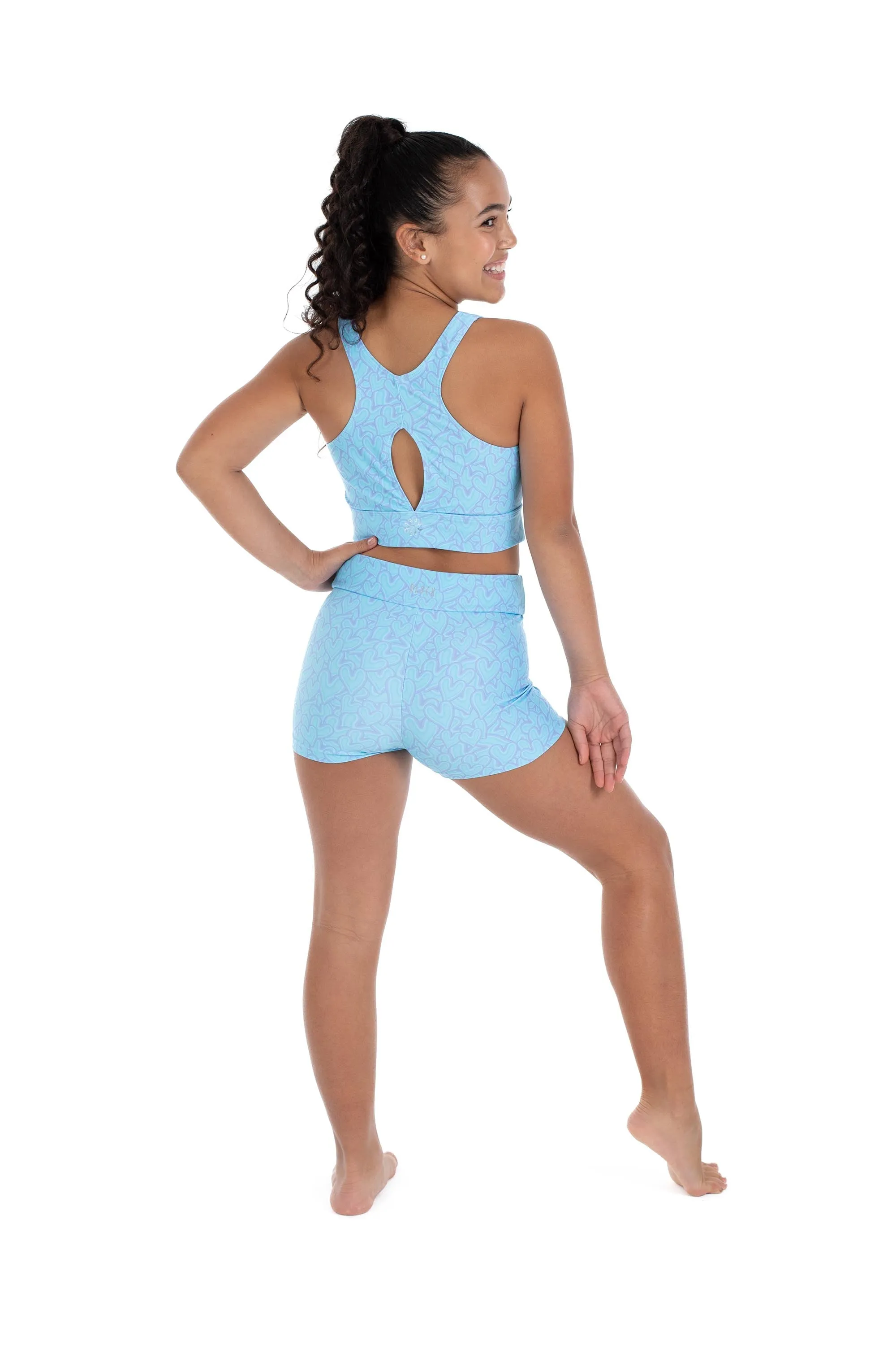 ZFM1848G4 - Bloch X Flo Active Jazz Crop Girls Tank